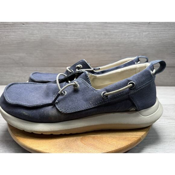 Reef Mens Swellsole Pier Navy CJ1625 Casual Slip On Boat Shoes Men’s 13 - Picture 6 of 9